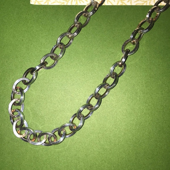 Sterling Silver 92.5 Chunky Chain  Necklace 16" - Picture 5 of 6